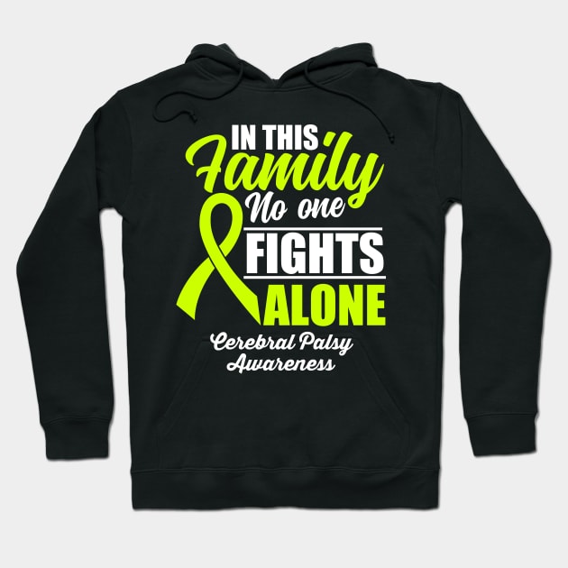 No One Fights Alone Shirt Cerebral Palsy Hoodie by JB.Collection